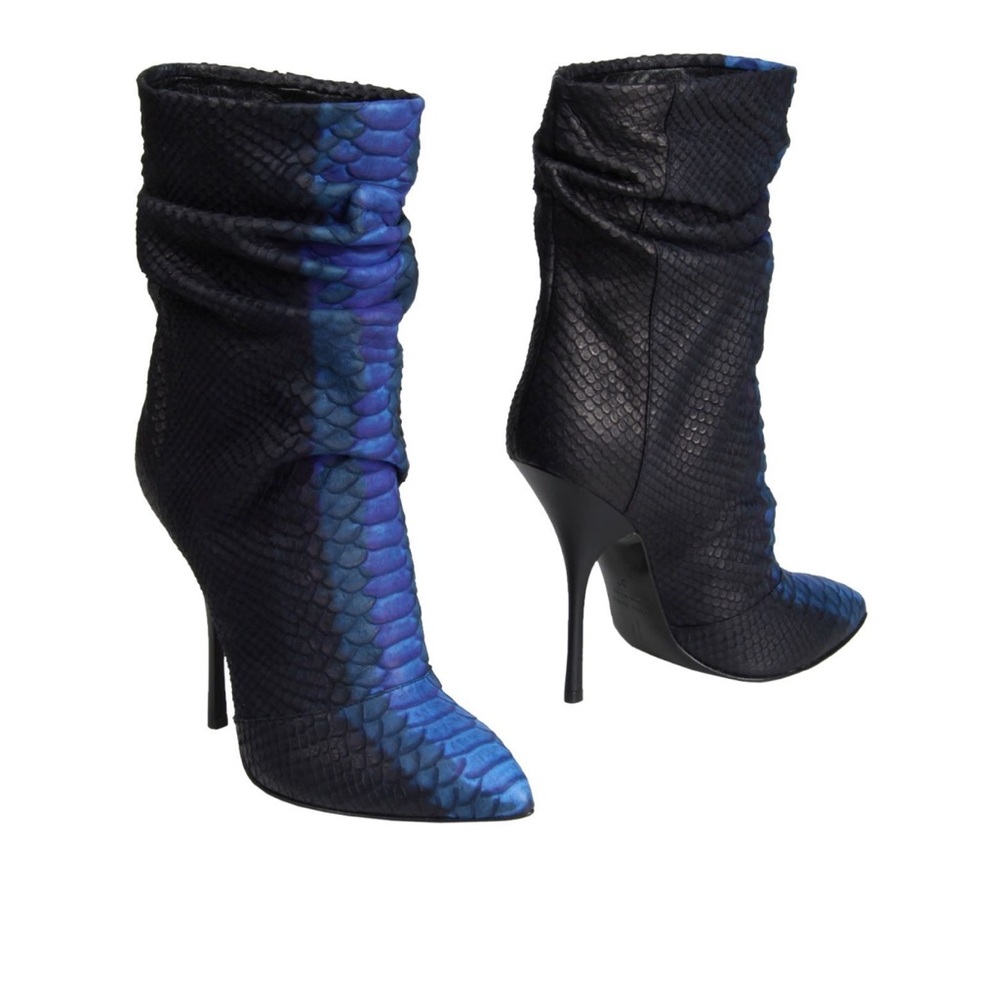 Giuseppe Zanotti Ankle boots Size 6 Made in Italy Snake skin - Picture 3 of 17